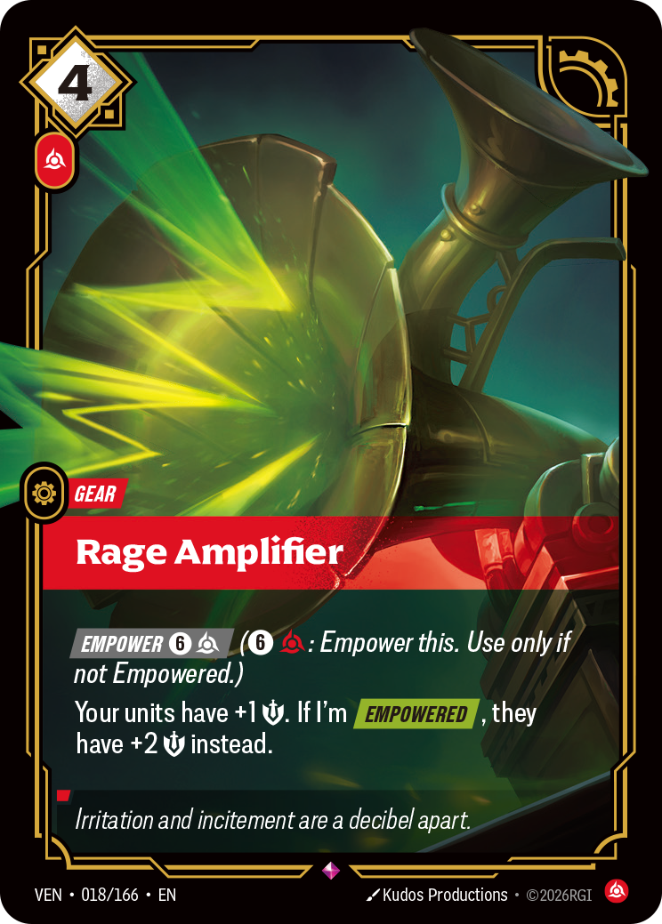 Rage Amplifier (Vendetta VEN-018)