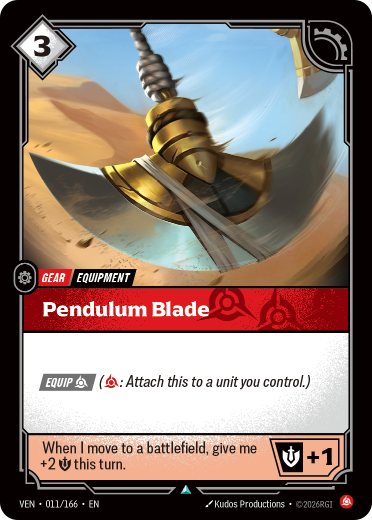 Pendulum Blade (Vendetta VEN-011)