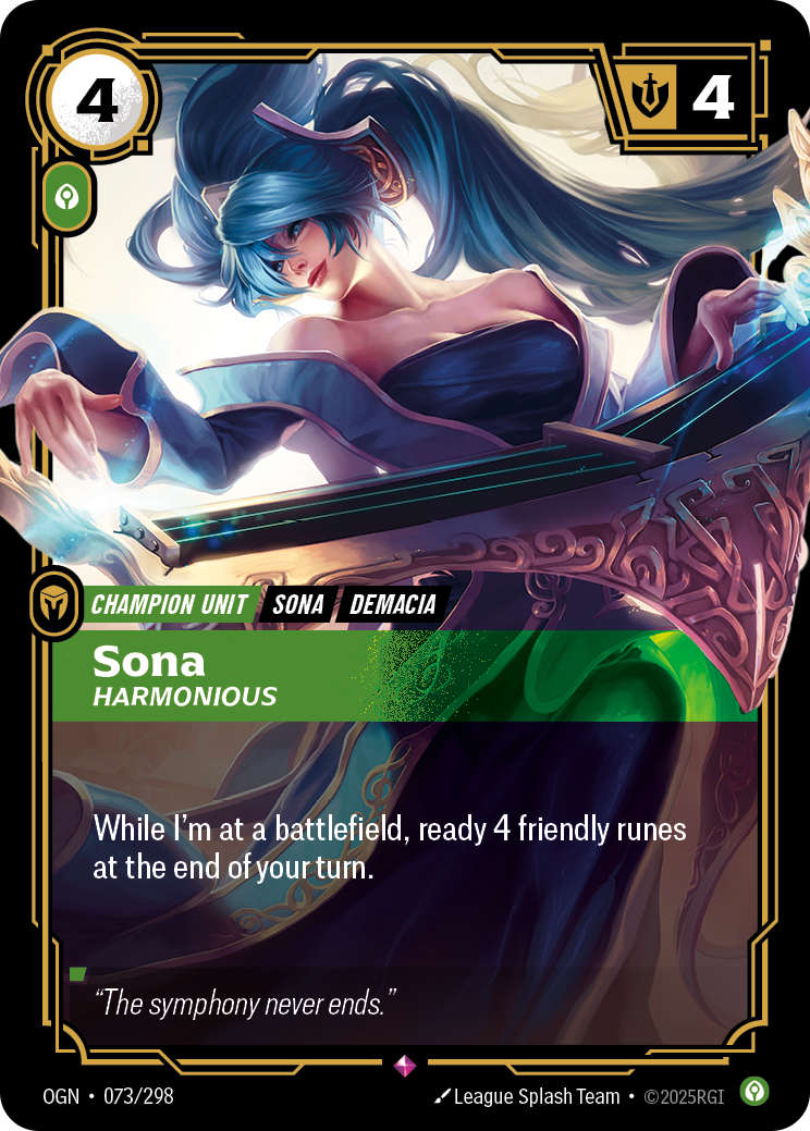 Sona - Harmonious (Origins OGN-073)