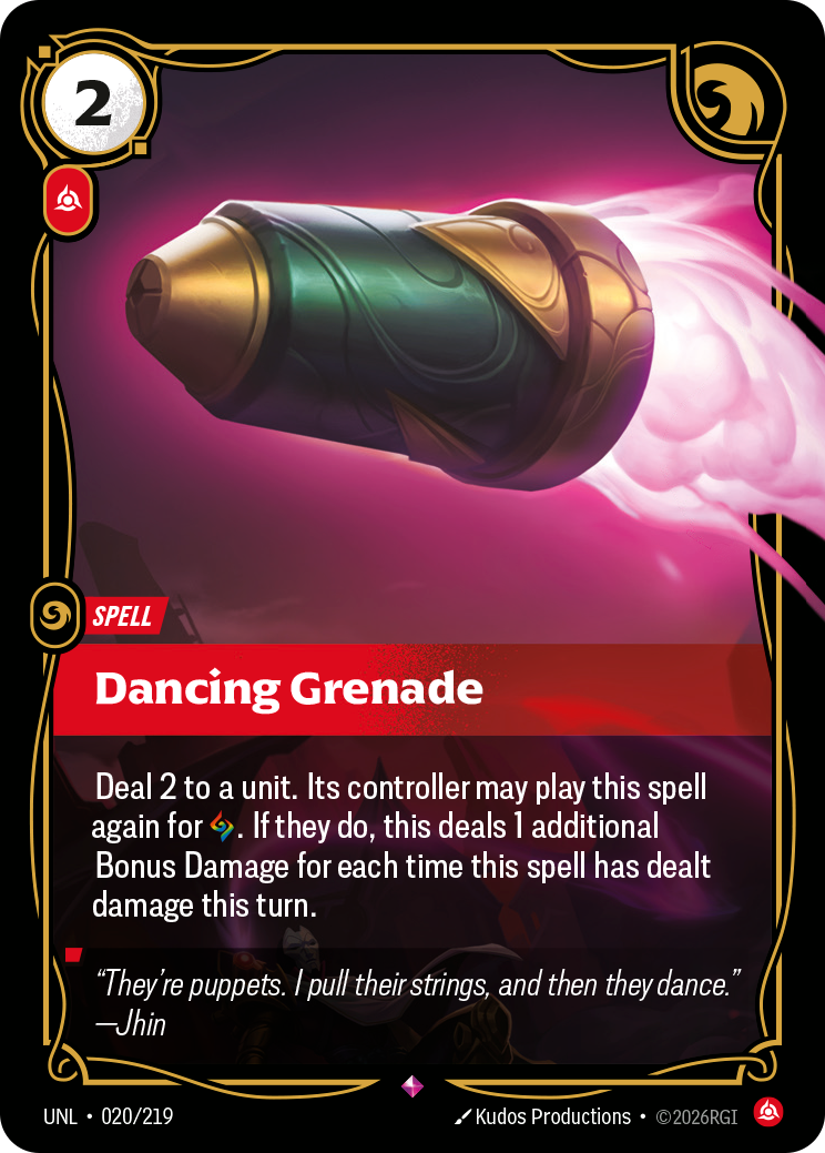 Dancing Grenade (Unleashed UNL-020)