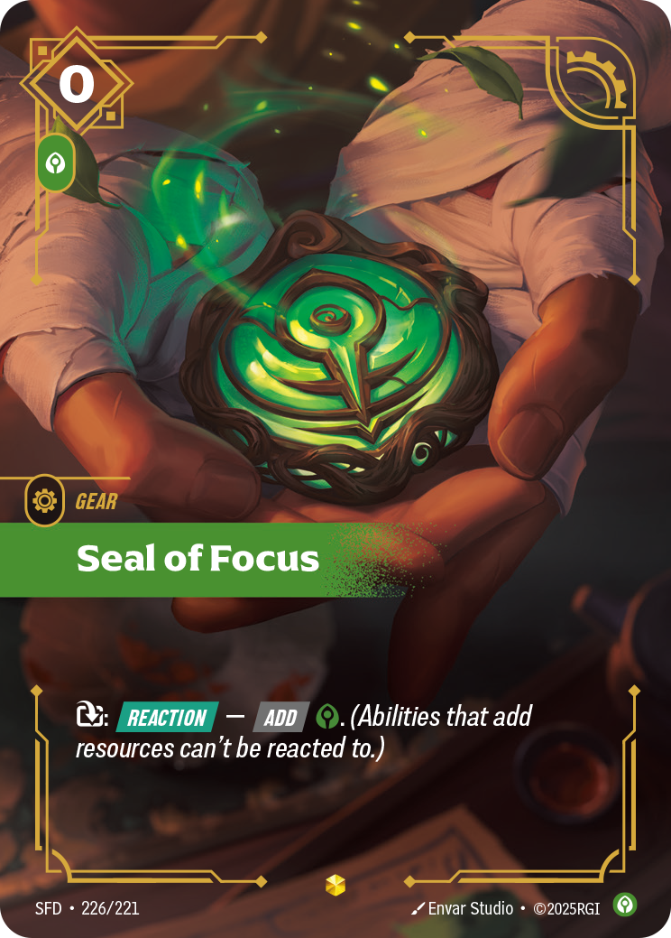 Seal of Focus (Spiritforged SFD-226)