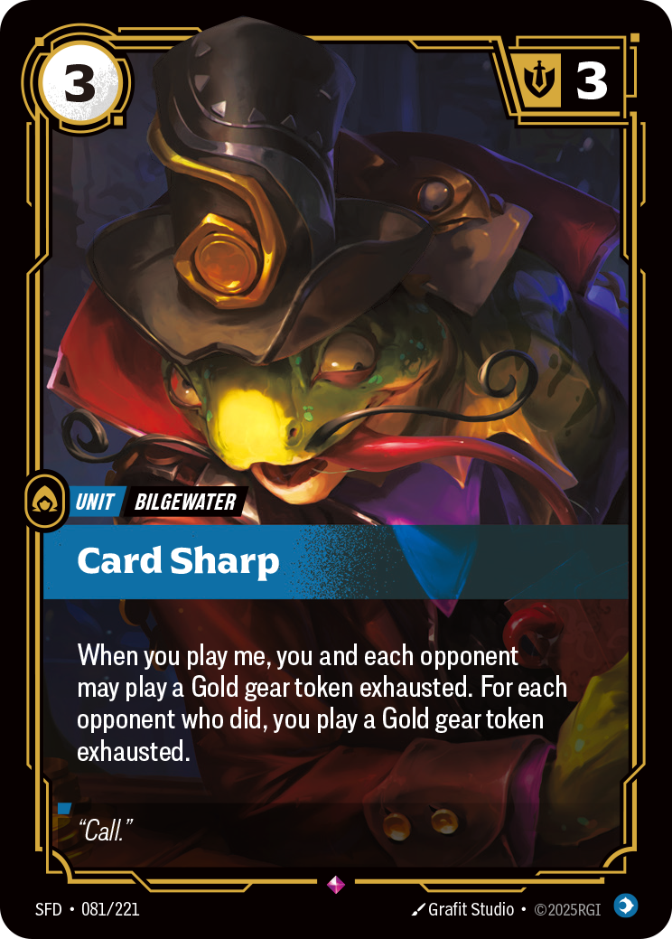 Card Sharp (Spiritforged SFD-081)
