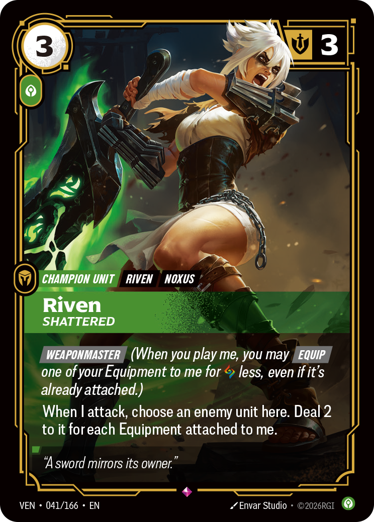 Riven, Shattered (Vendetta VEN-041)