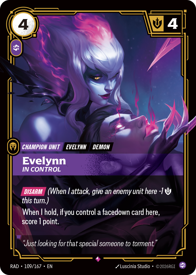 Evelynn, In Control (Radiance RAD-109/167)