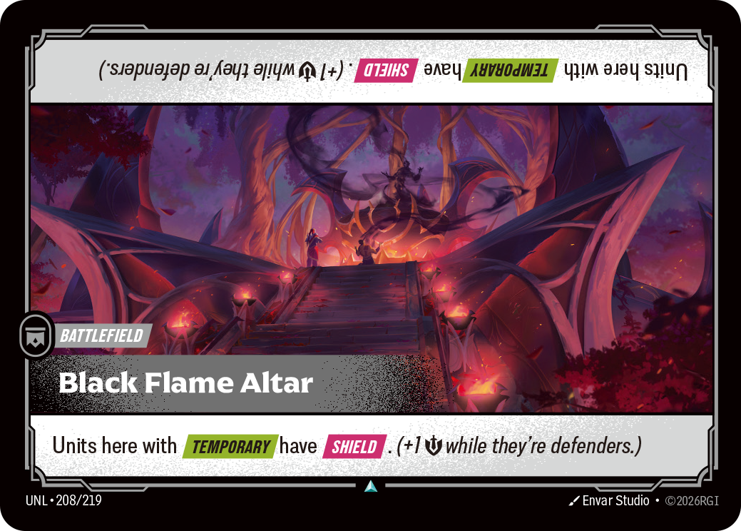 Black Flame Altar (Unleashed UNL-208)