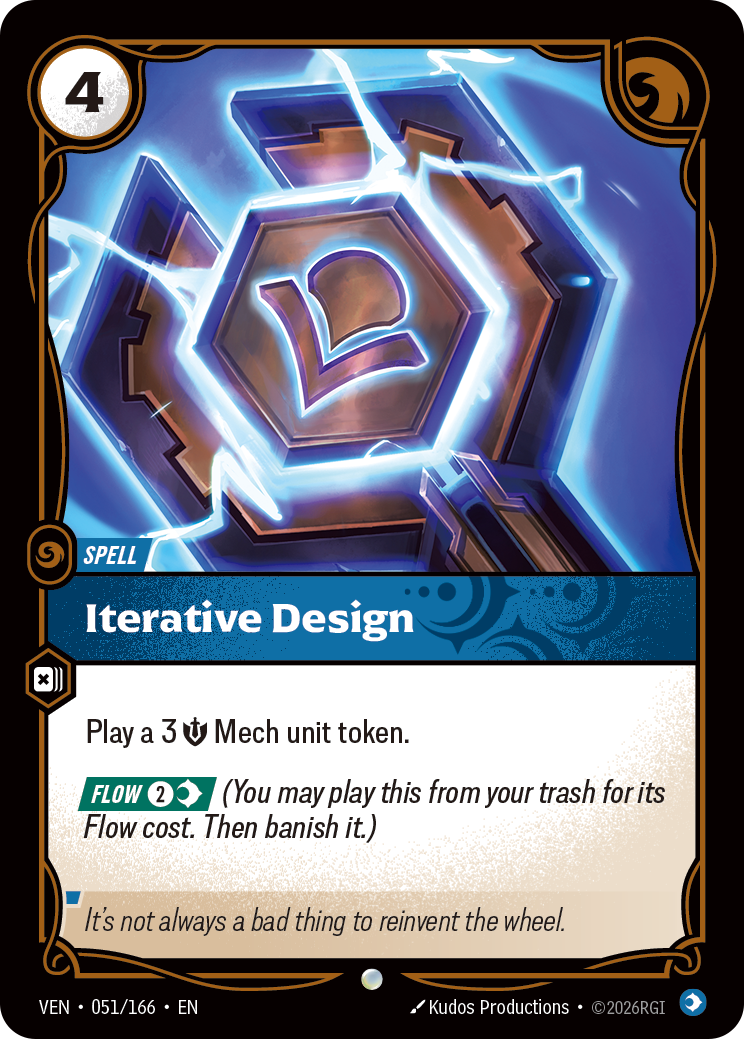 Iterative Design (Vendetta VEN-051)