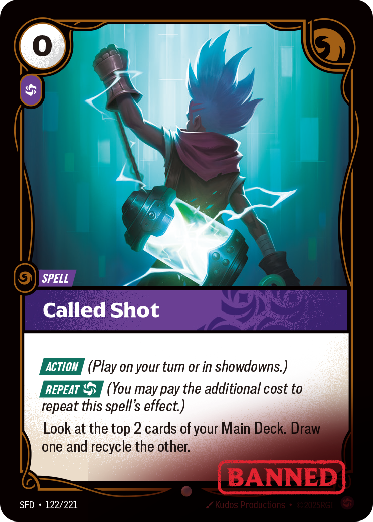 Called Shot (Spiritforged SFD-122)