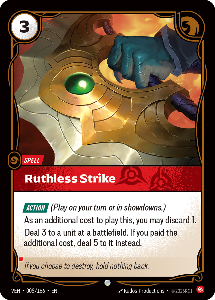 Ruthless Strike (Vendetta VEN-008)
