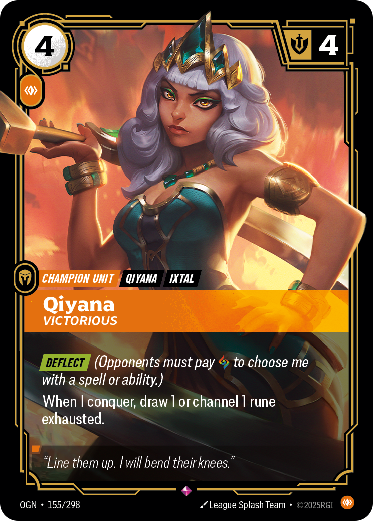 Qiyana - Victorious (Origins OGN-155)