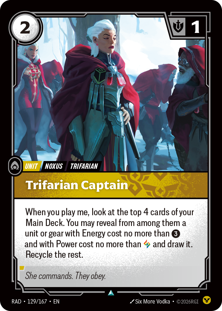 Trifarian Captain (Radiance RAD-129/167)