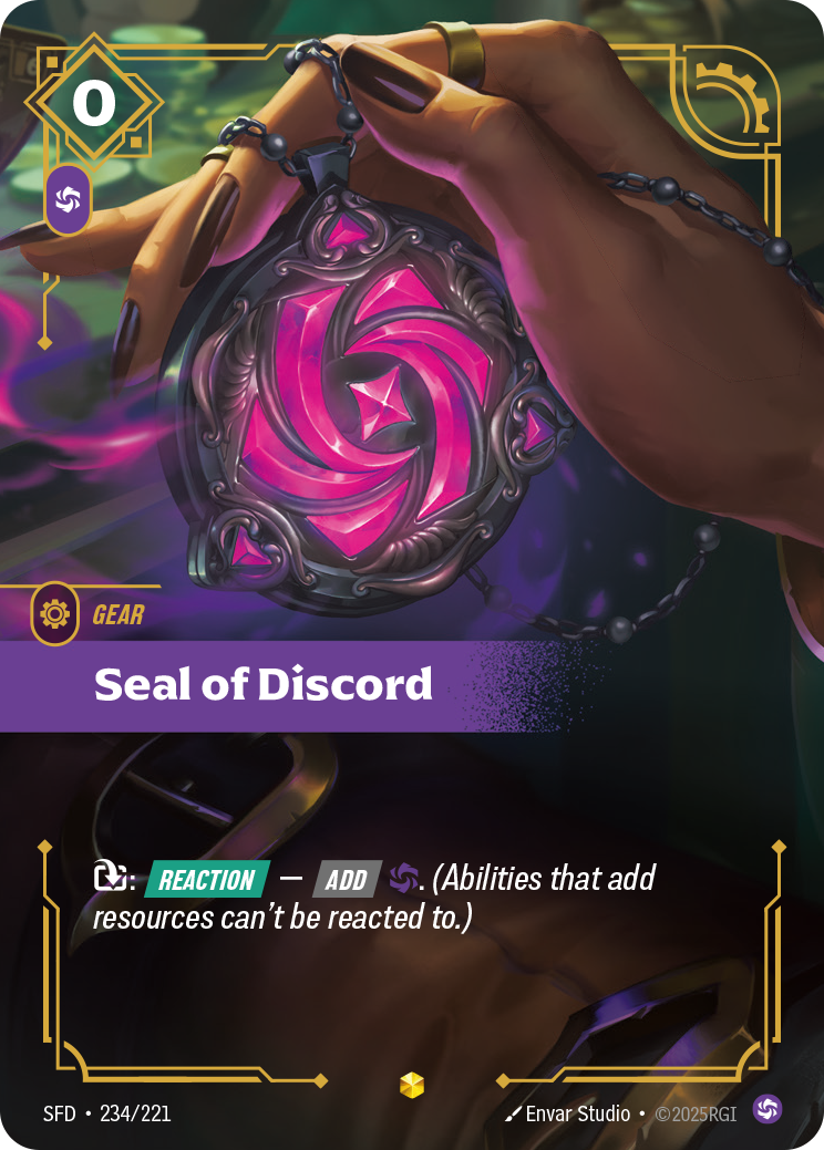 Seal of Discord (Spiritforged SFD-234)