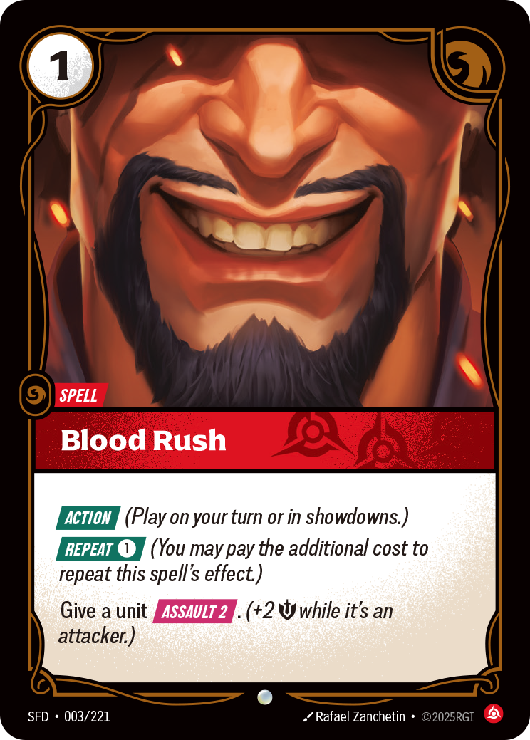 Blood Rush (Spiritforged SFD-003)