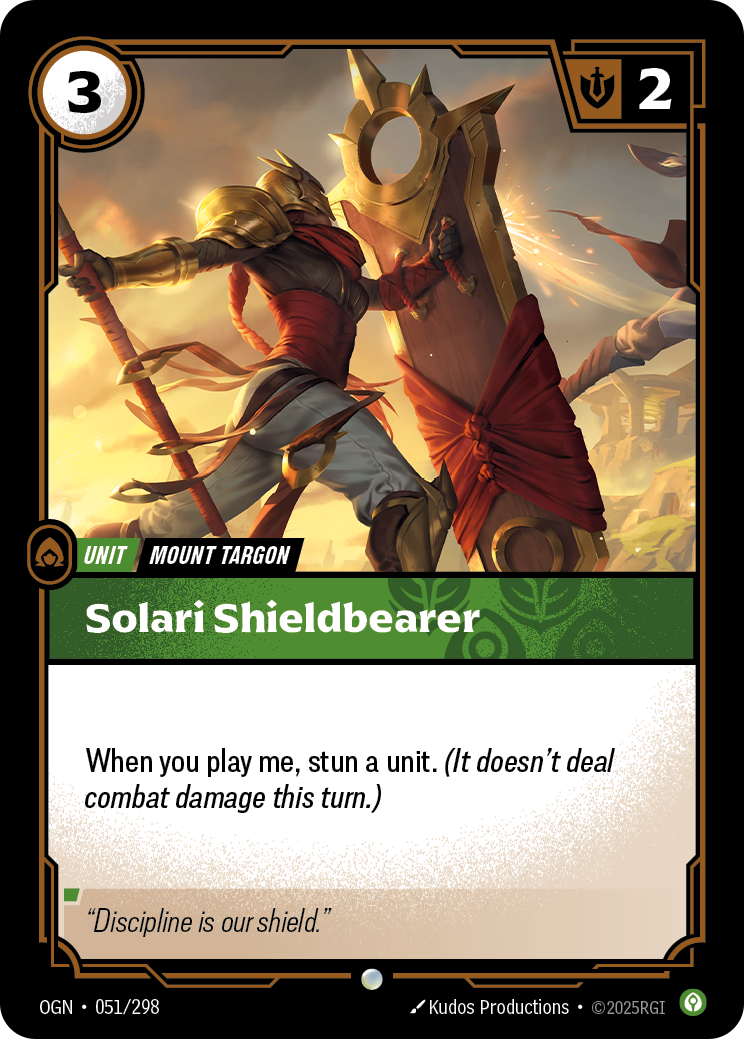 Solari Shieldbearer (Origins OGN-051)