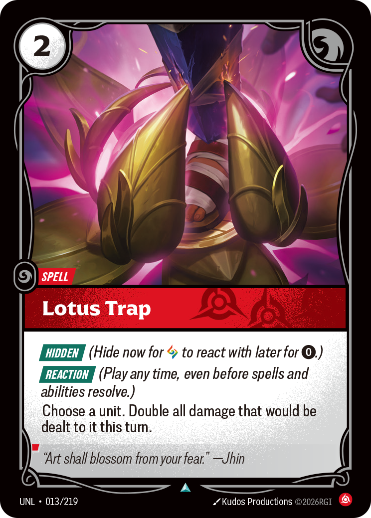 Lotus Trap (Unleashed UNL-013)