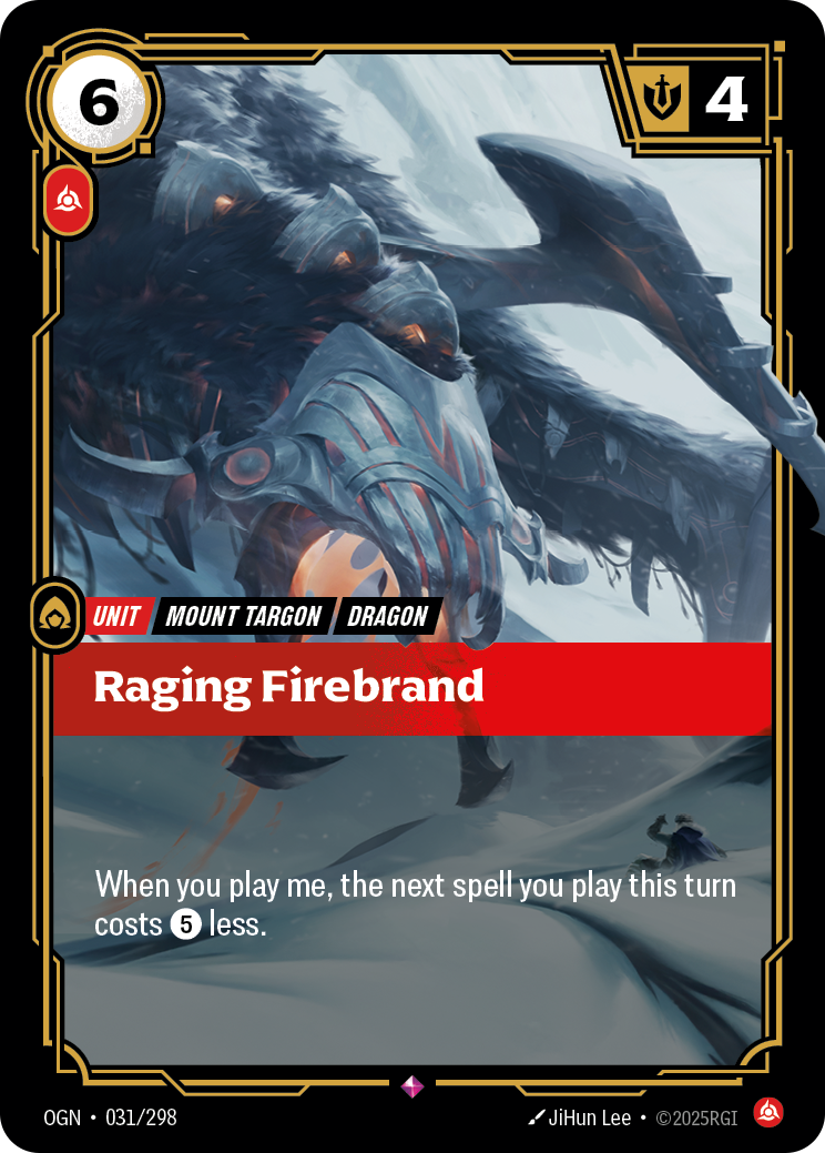 Raging Firebrand (Origins OGN-031)