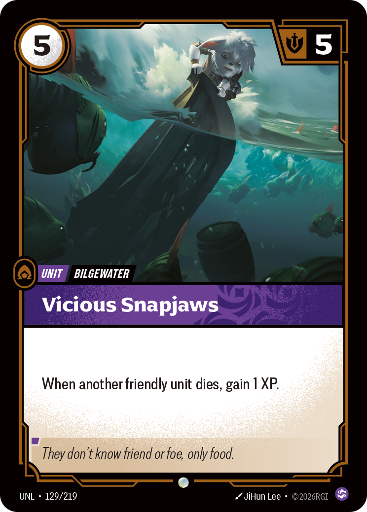 Vicious Snapjaws (Unleashed UNL-129)