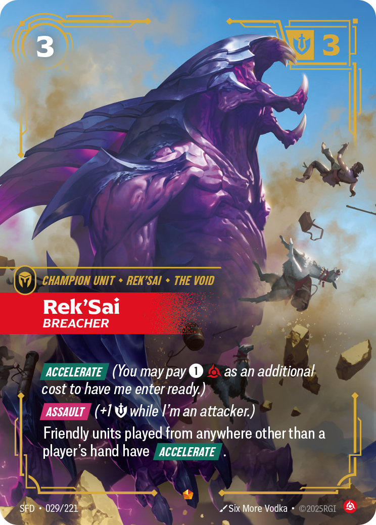Rek'Sai - Breacher (Spiritforged SFD-029)