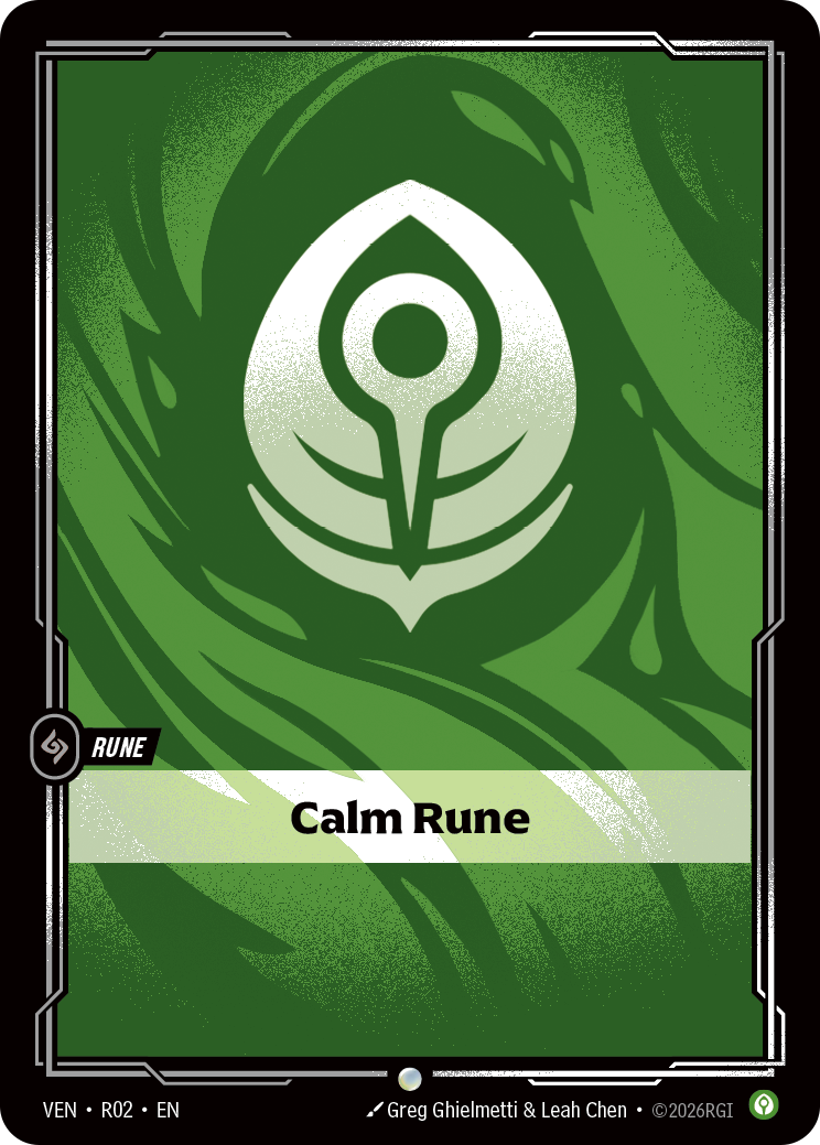 Calm Rune (Vendetta VEN-R02)