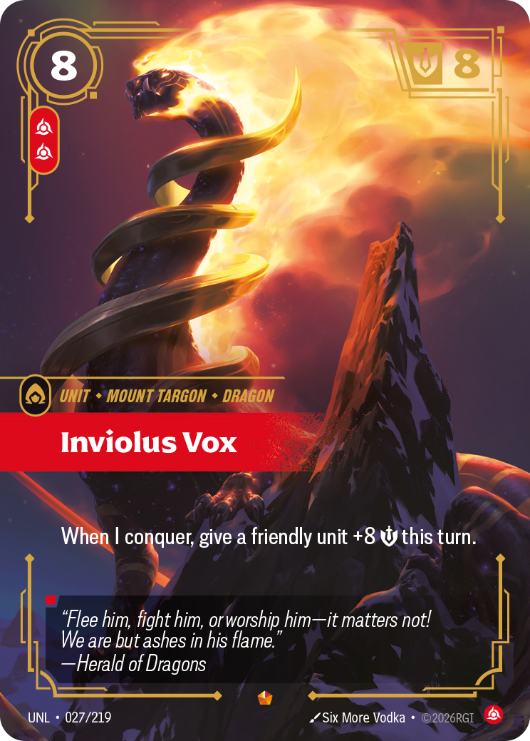 Inviolus Vox (Unleashed UNL-027)