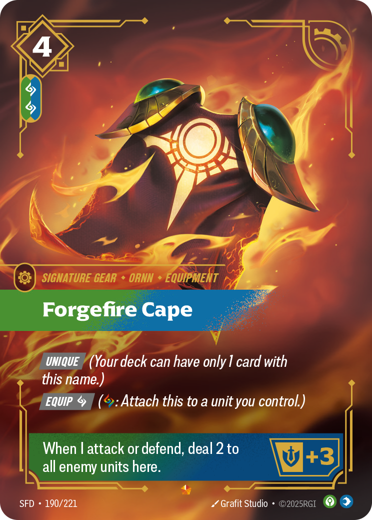 Forgefire Cape (Spiritforged SFD-190)