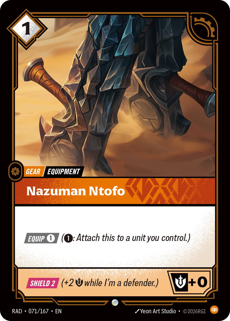 Nazuman Ntofo (Radiance RAD-071/167)
