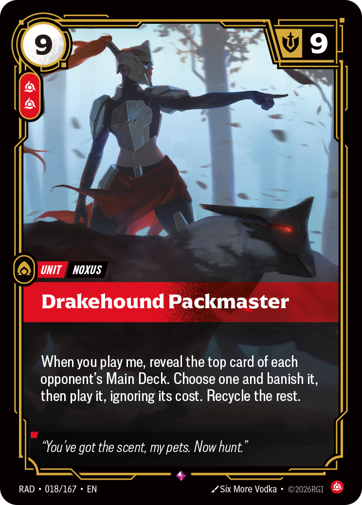 Drakehound Packmaster (Radiance RAD-018/167)