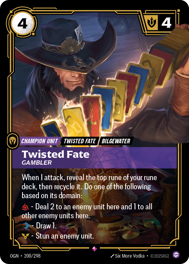 Twisted Fate - Gambler (Origins OGN-200)
