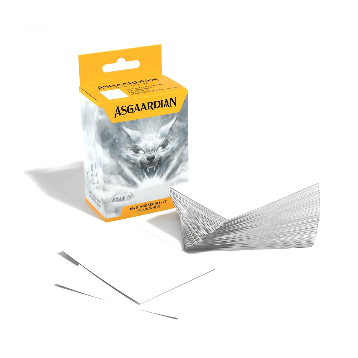 Asgaadian Pure White Standard Sleeves