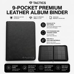 TACTICS 9-Pocket Premium Leather Album Binder