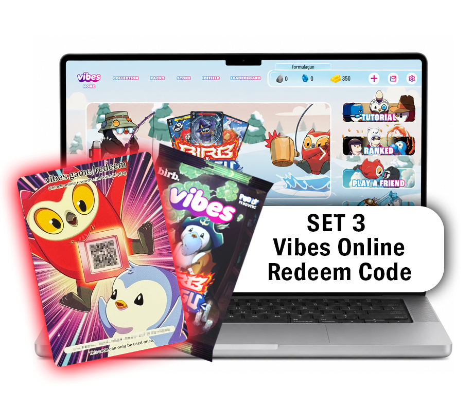 Set 3 Online Pack - Birb & Pengu x10
