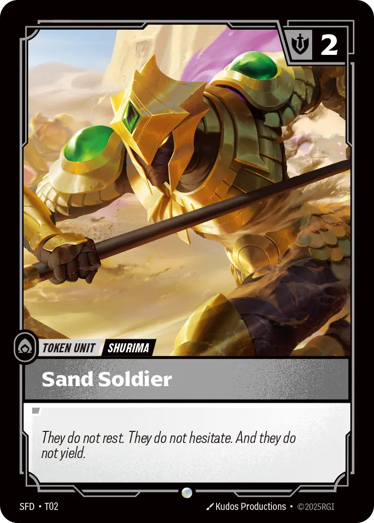 Sand Soldier // Buff — Spiritforged — T02