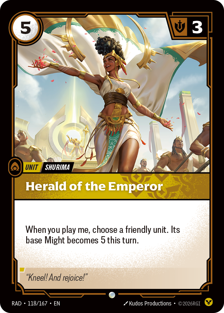 Herald of the Emperor (Radiance RAD-118/167)