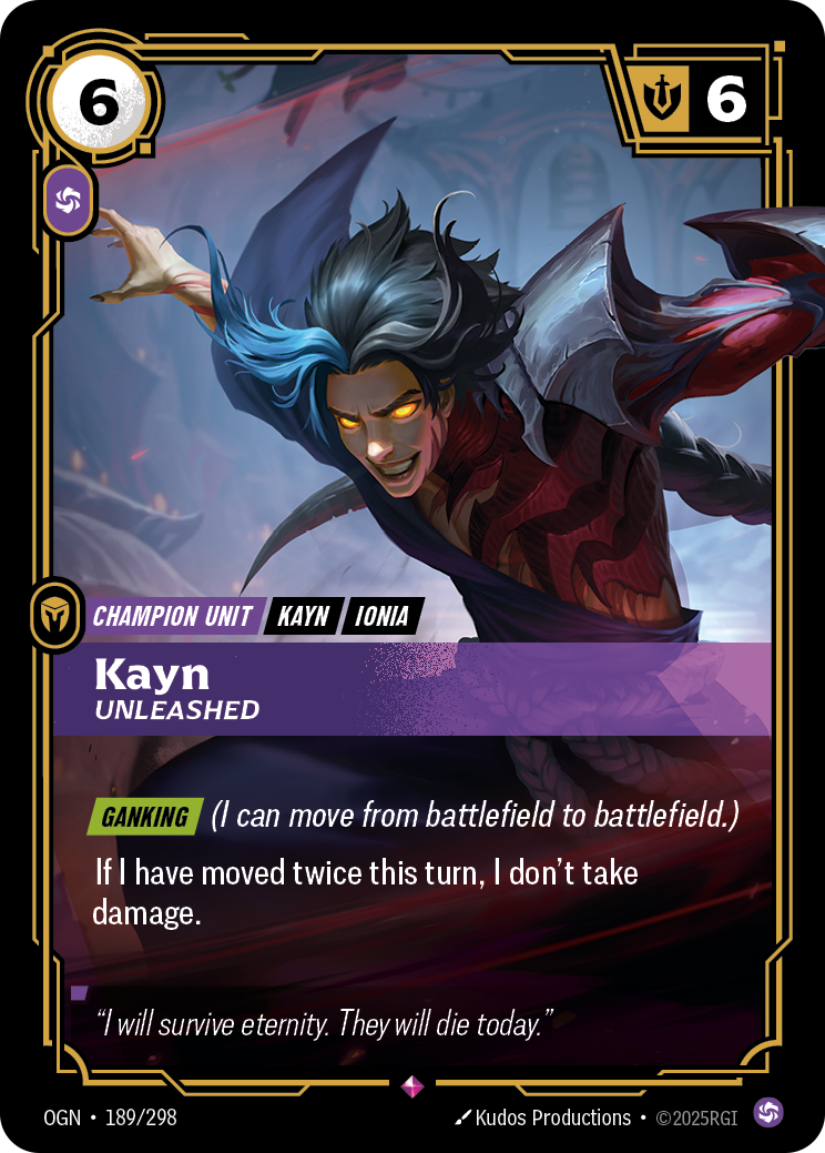 Kayn - Unleashed (Origins OGN-189)