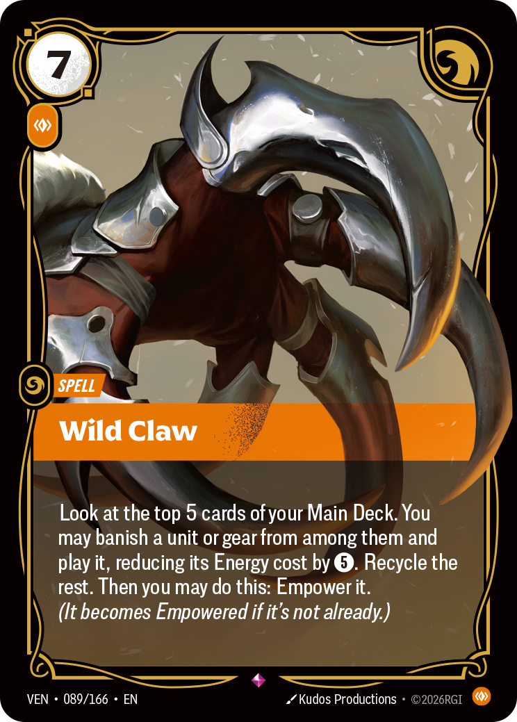 Wild Claw (Vendetta VEN-089)