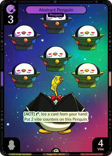 138 - Abstract Penguin - Foil