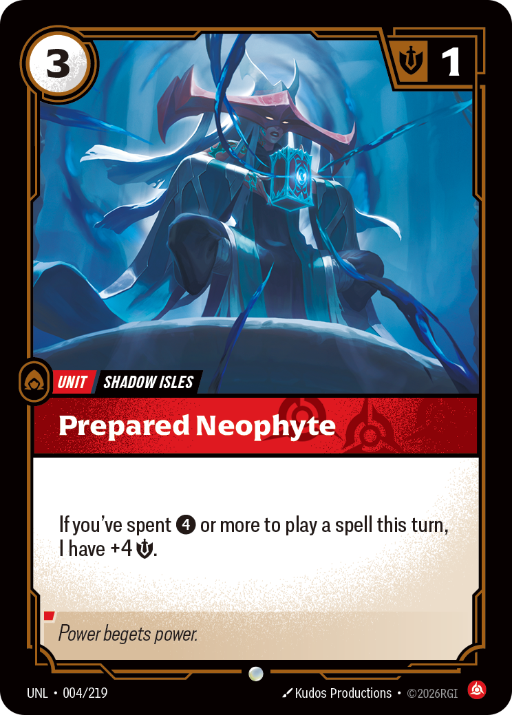 Prepared Neophyte (Unleashed UNL-004)