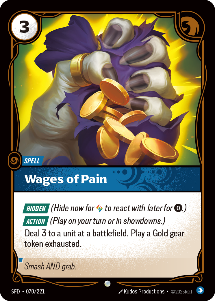 Wages of Pain (Spiritforged SFD-070)