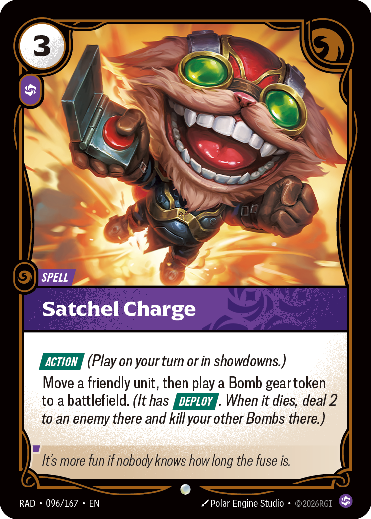 Satchel Charge (Radiance RAD-096/167)