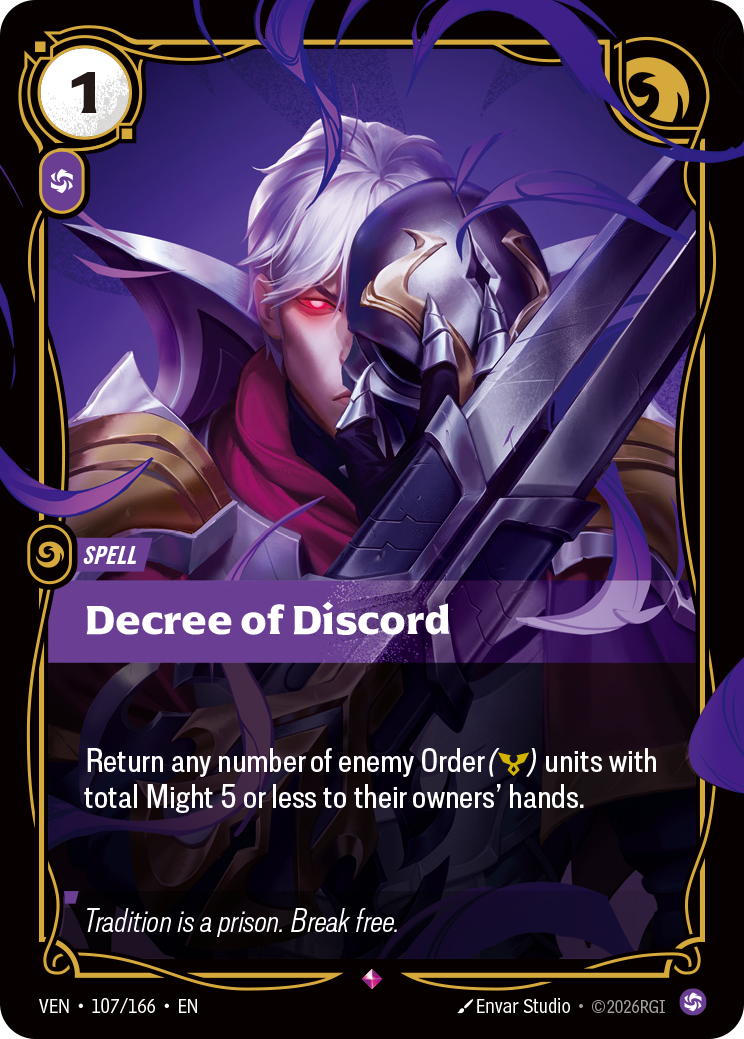 Decree of Discord (Vendetta VEN-107)