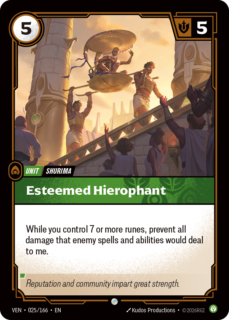 Esteemed Hierophant (Vendetta VEN-025)