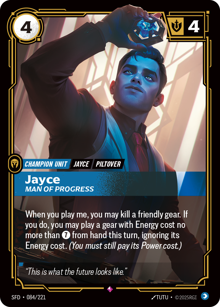 Jayce - Man of Progress (Spiritforged SFD-084)