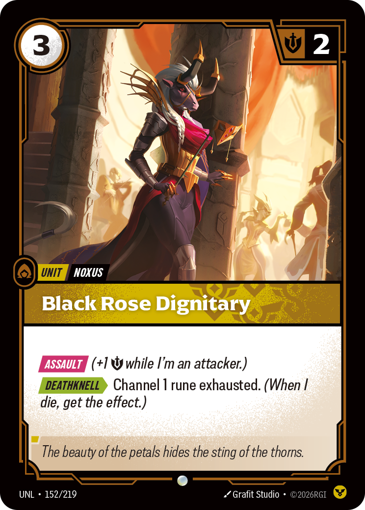 Black Rose Dignitary (Unleashed UNL-152)