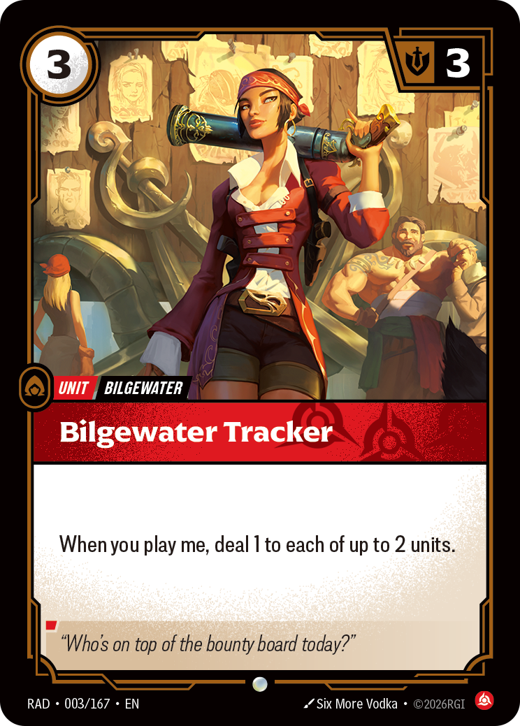 Bilgewater Tracker (Radiance RAD-003/167)
