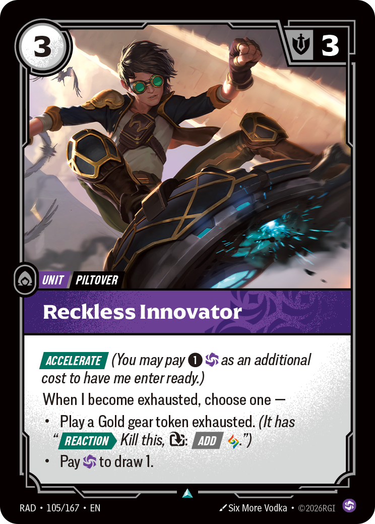 Reckless Innovator (Radiance RAD-105/167)