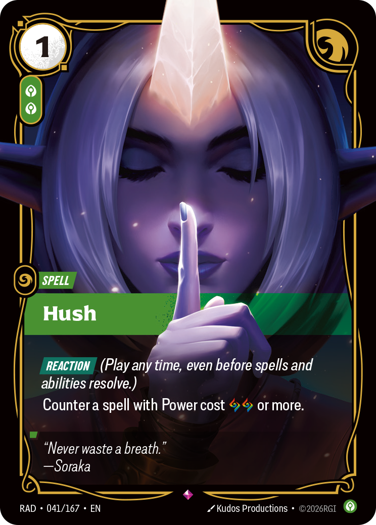 Hush (Radiance RAD-041/167)