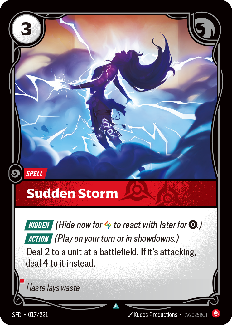 Sudden Storm (Spiritforged SFD-017)