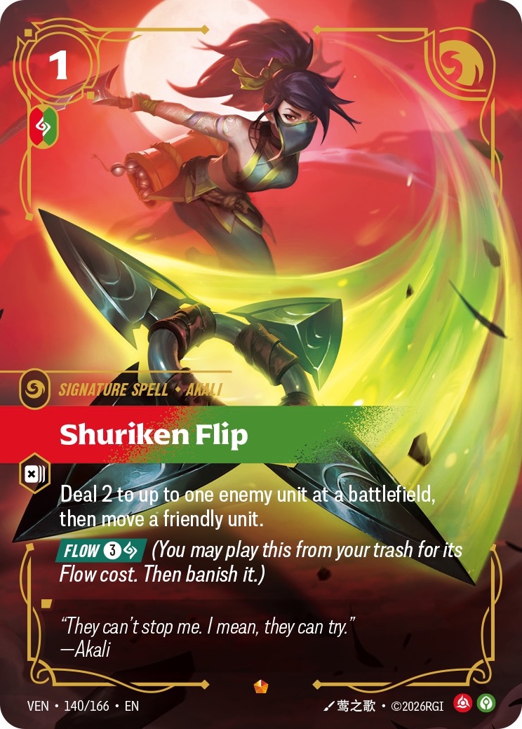 Shuriken Flip (Vendetta VEN-140)