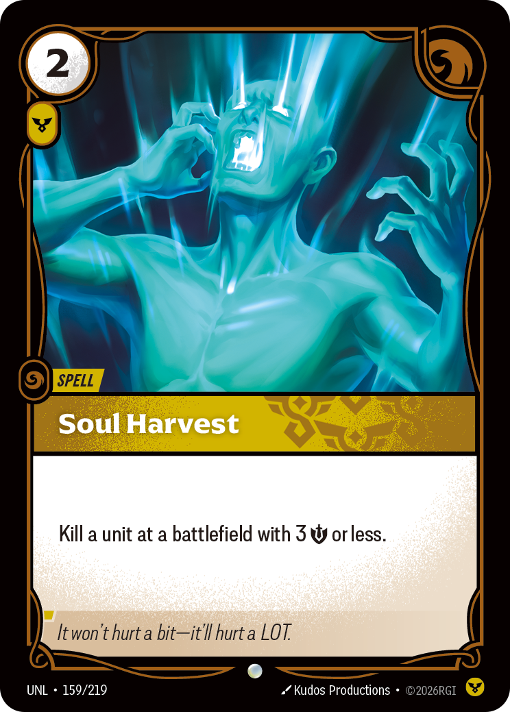 Soul Harvest (Unleashed UNL-159)