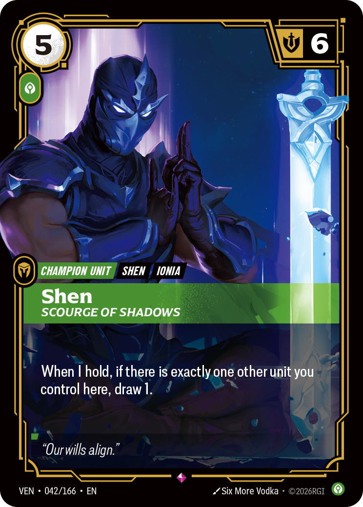 Shen, Scourge of Shadows (Vendetta VEN-042)