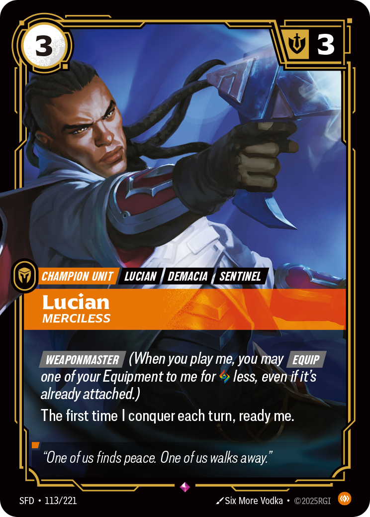 Lucian - Merciless (Spiritforged SFD-113)